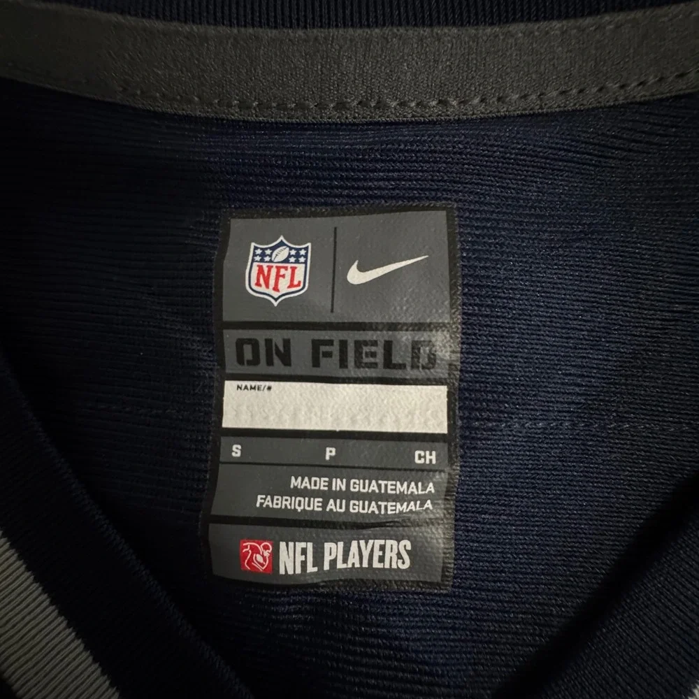 Nike Tom Brady Patriots 12 On Field Jersey Navy Womens Small